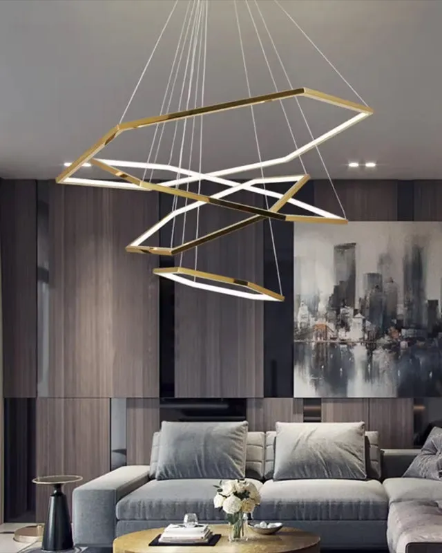 4 - Tiered LED Chandelier