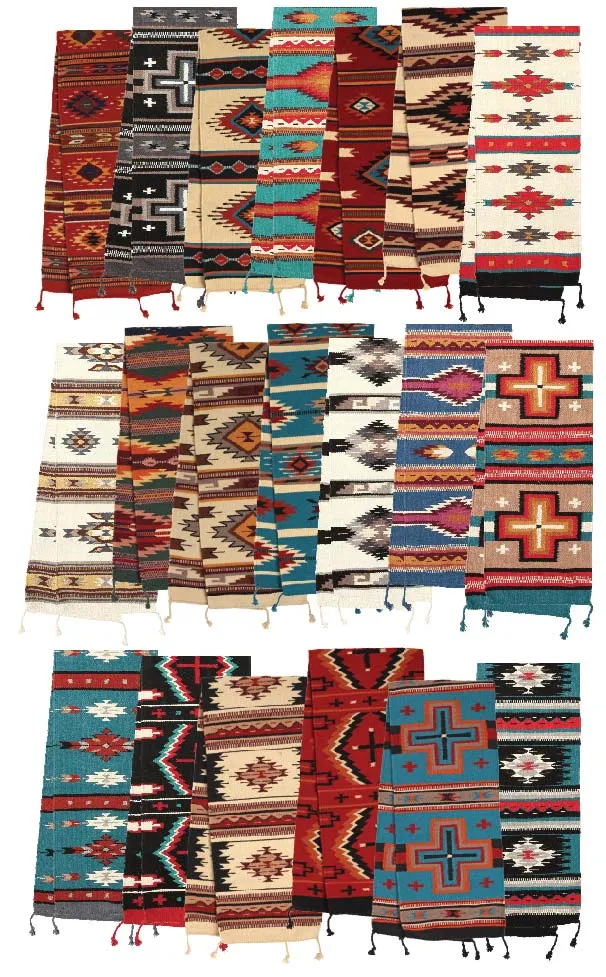 8 Wool 16"x80" Maya Table Runners! Only $35 ea.!