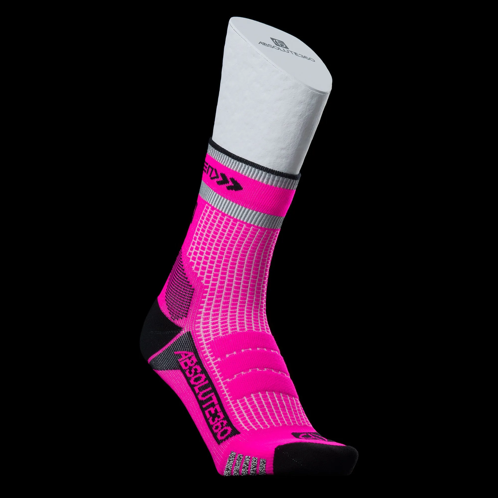 Absolute 360 [Be Seen] Performance Reflective Running Socks