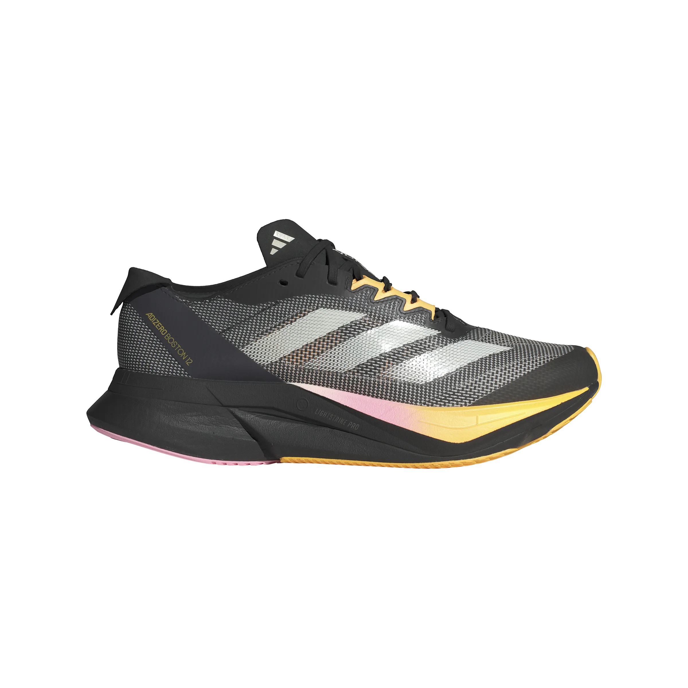 Adidas Adizero Boston 12 Men's - Black Zero Mettalic Spark