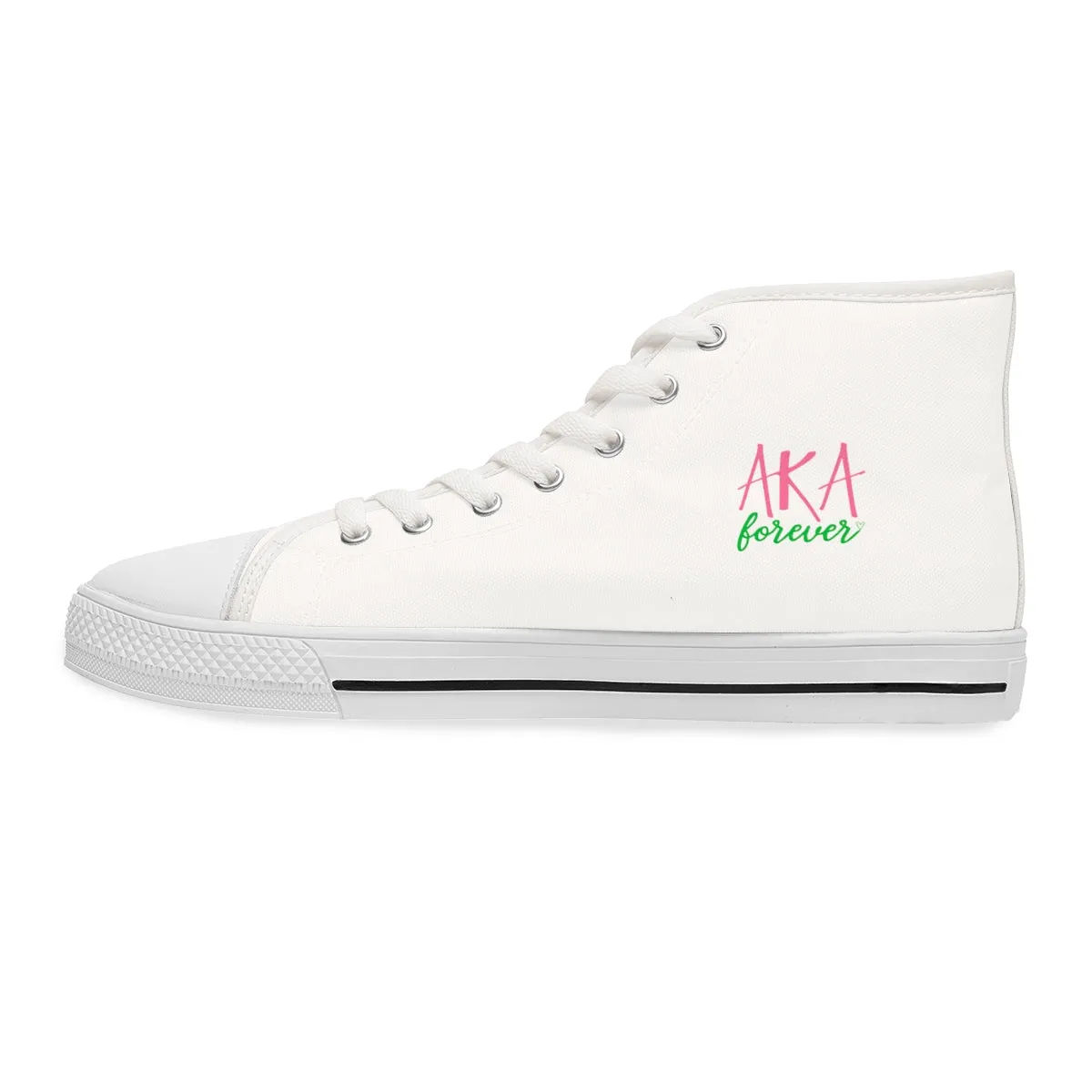 Alpha Kappa Alpha Women's High Top Sneakers