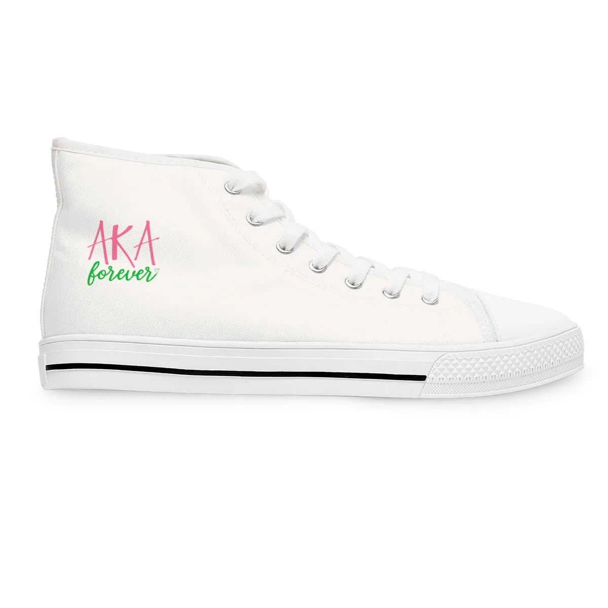 Alpha Kappa Alpha Women's High Top Sneakers