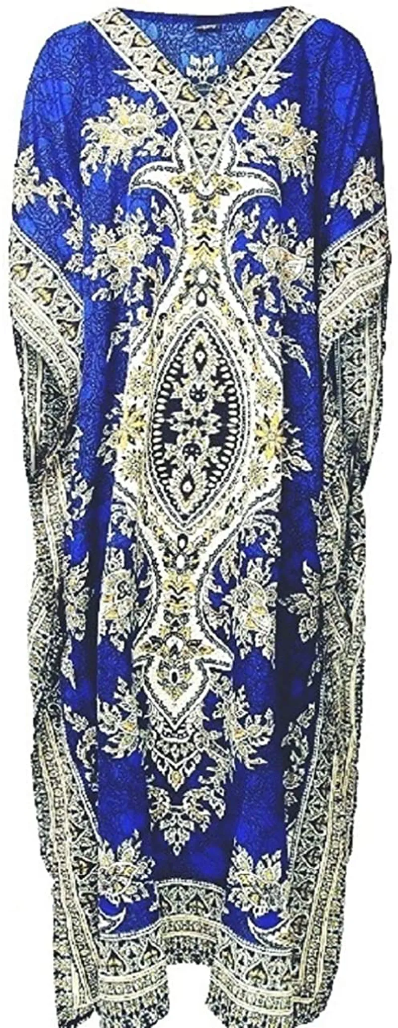 Art Of Creation Ladies Long Kaftans Kimono Maxi Style Dresses Women in Regular to Plus Size Cover up