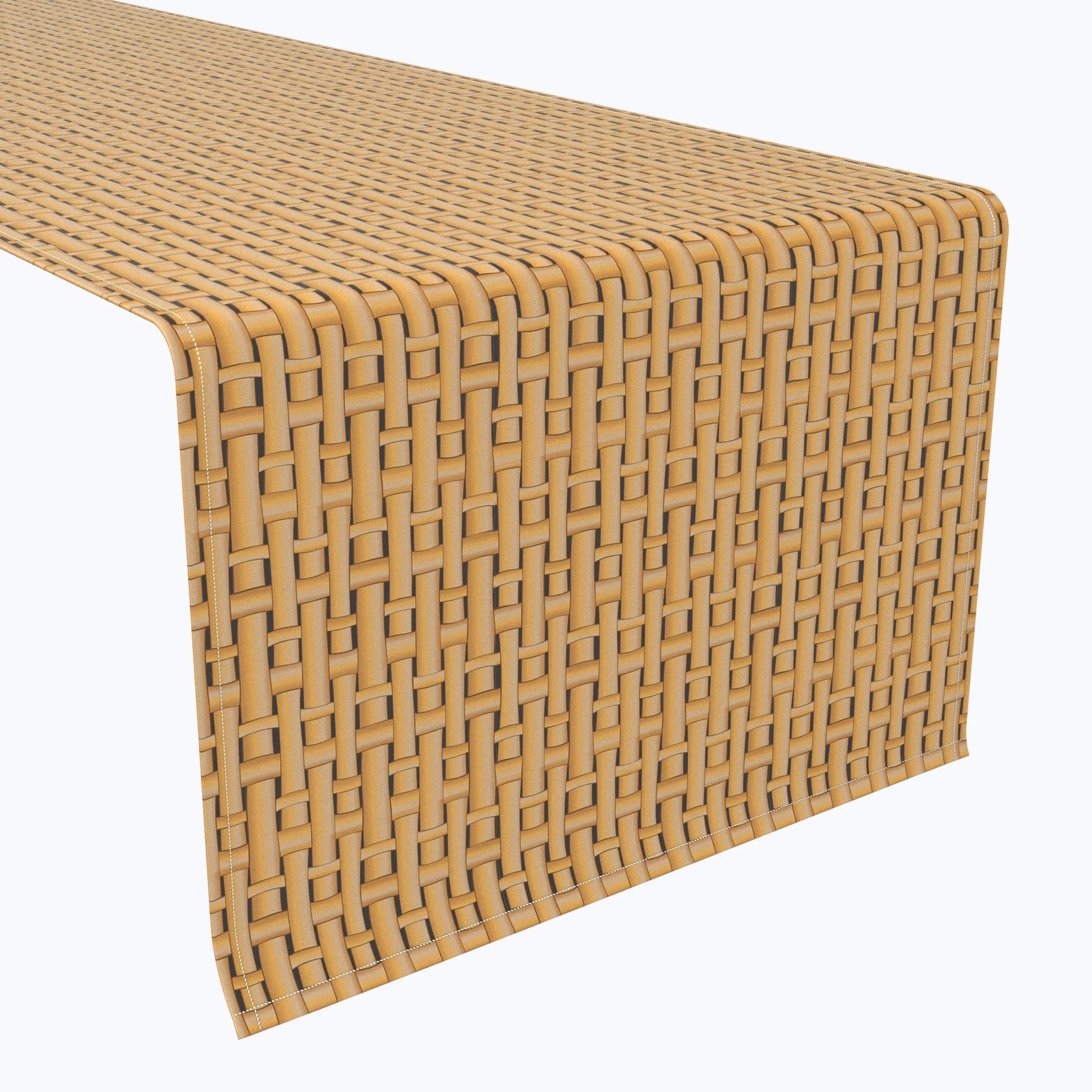 Bamboo Cane Wicker Runners