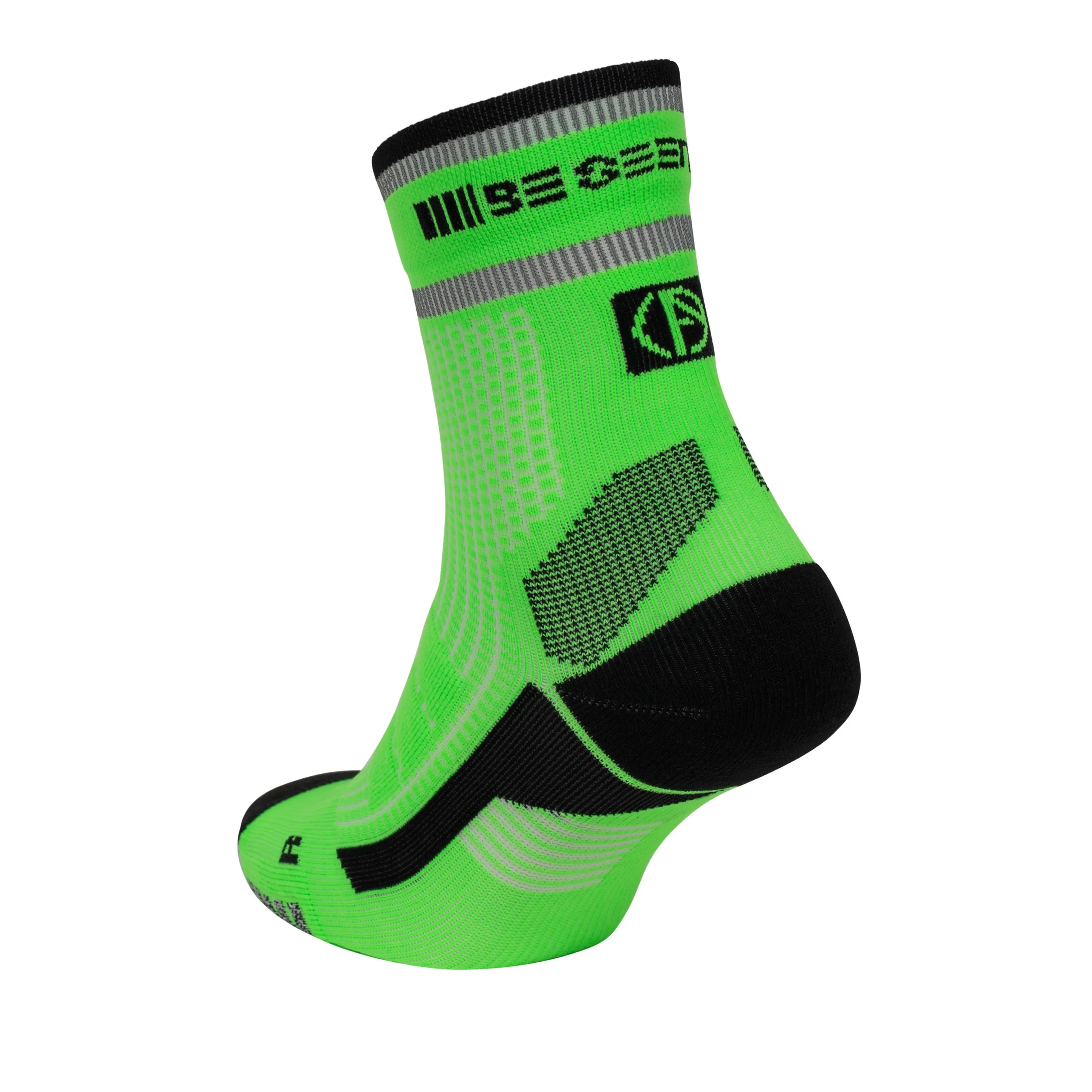 [BE SEEN] Performance Running Socks - Quarter