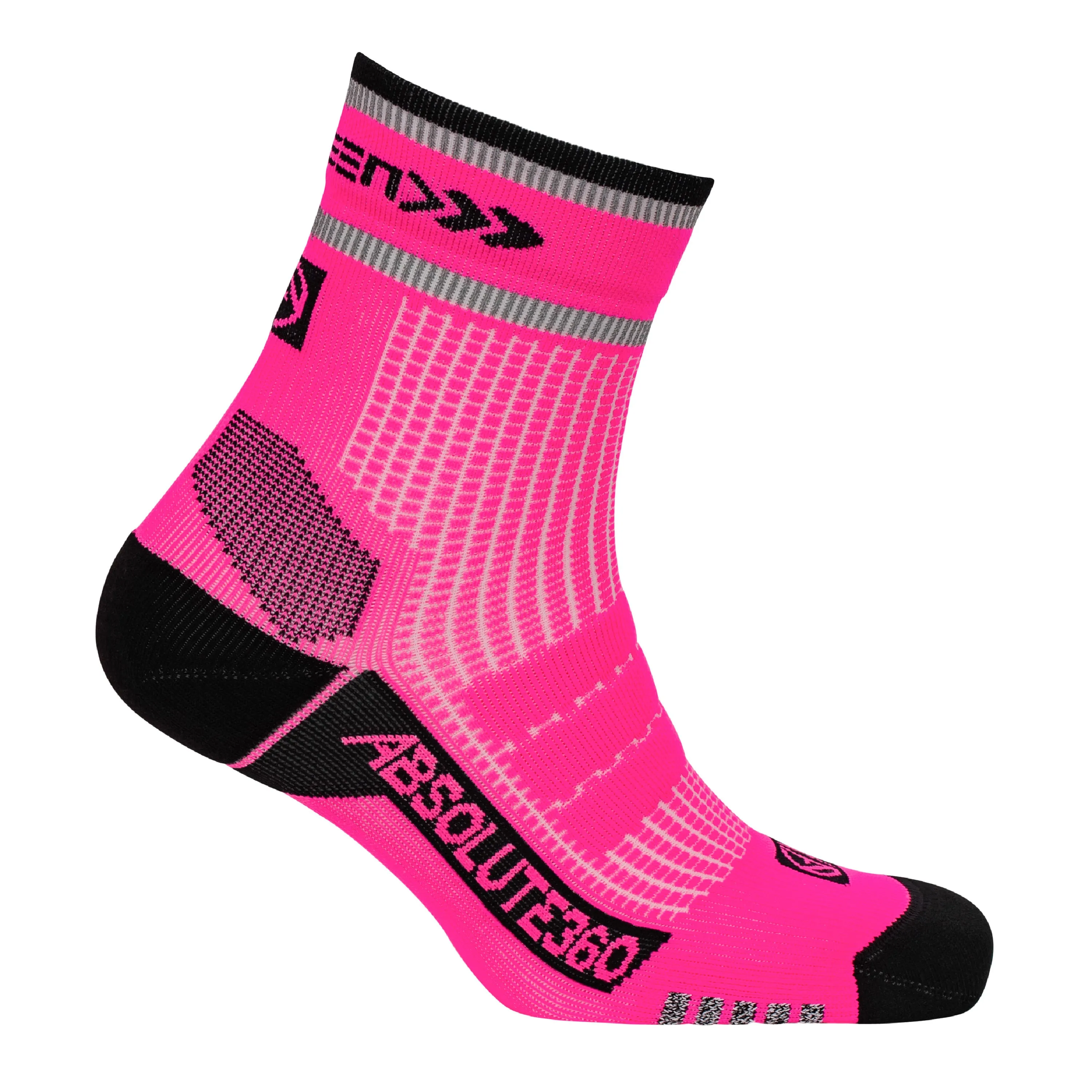 [BE SEEN] Performance Running Socks - Quarter