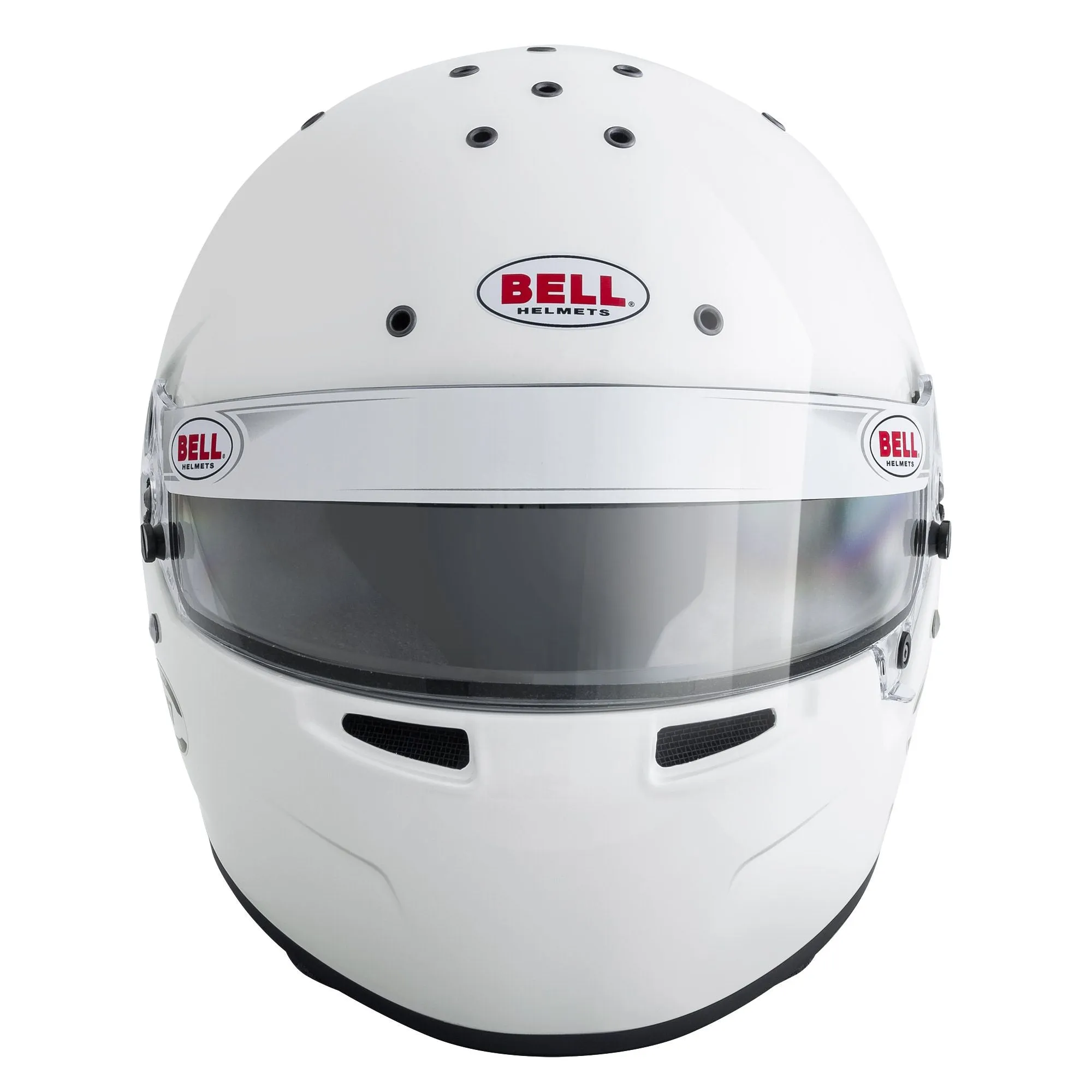 Bell RS7 PRO SA2020 Helmet, White  FREE Fleece Helmet Bag