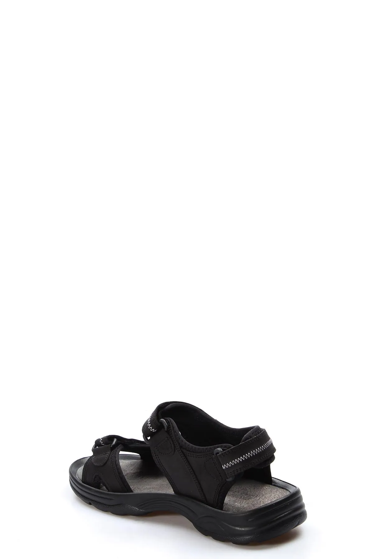 Black Breathable Strap Sandals-Wessi