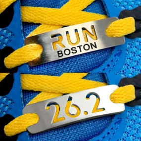 BOSTON Marathon BUNDLE - 26.2 & RUN BOSTON Shoe Tag Bundle