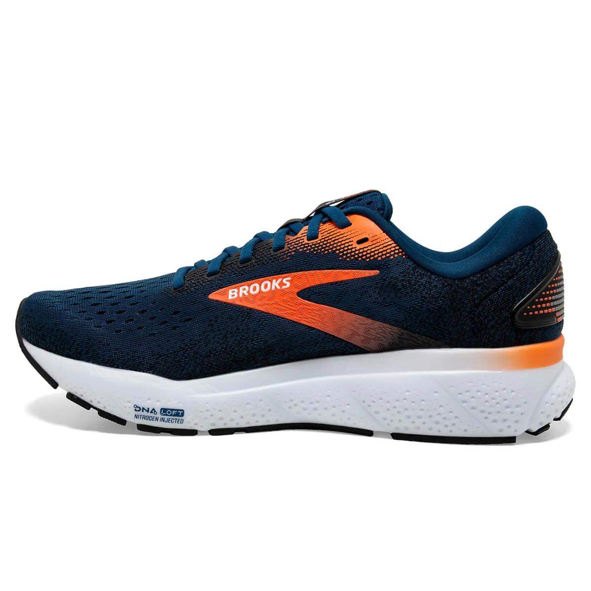 Brooks Ghost 16 Mens | Blue Opal/black/nasturtium