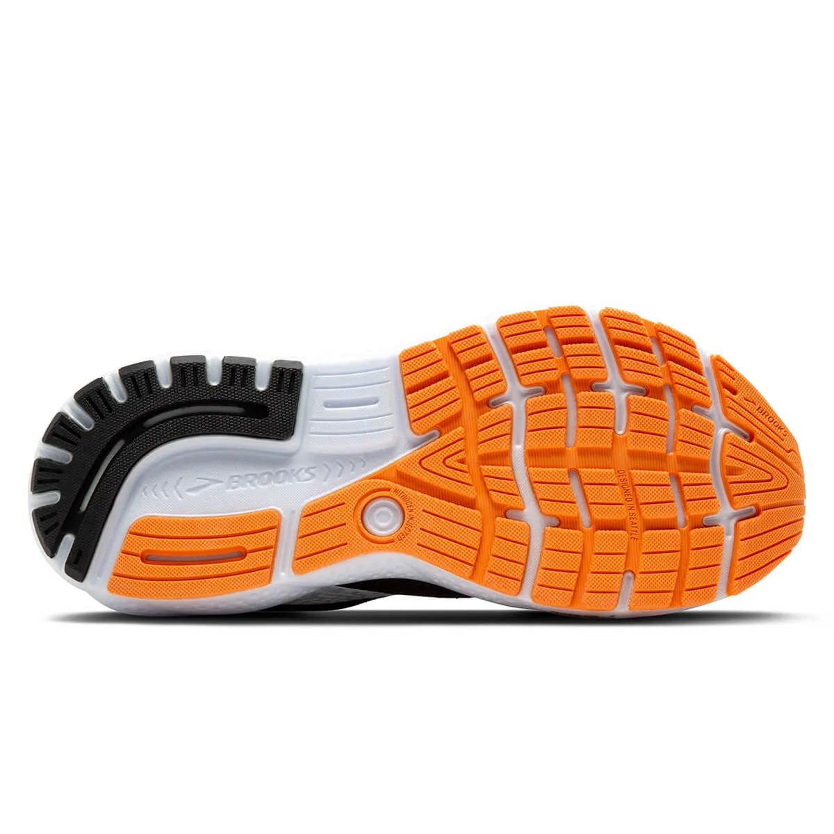 Brooks Ghost 16 Womens | Black/orange/white