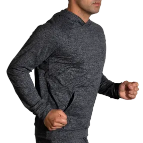 Brooks | Luxe Hoodie | Men's | Heather Black