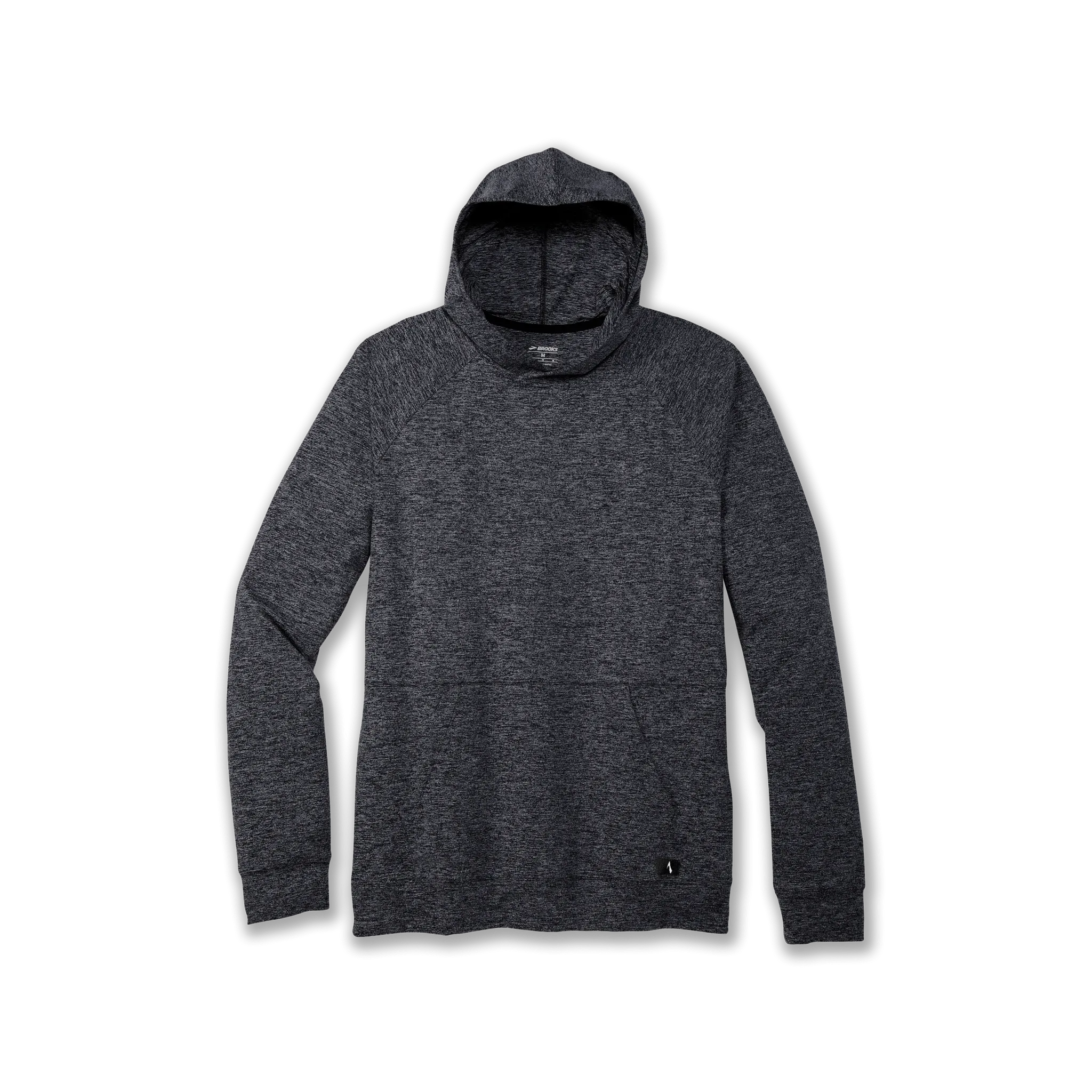 Brooks | Luxe Hoodie | Men's | Heather Black