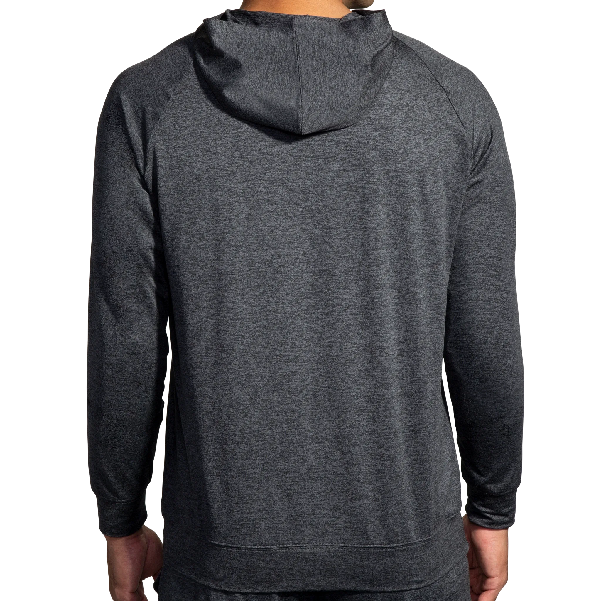 Brooks | Luxe Hoodie | Men's | Heather Black