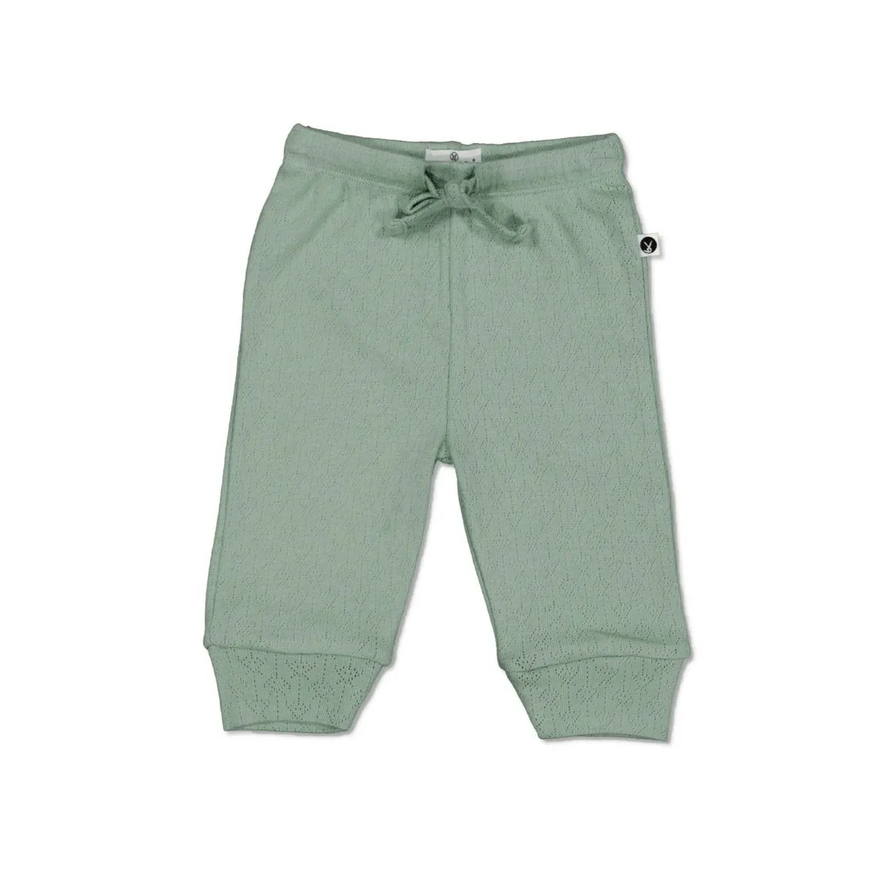 Burrow & Be Pointelle Baby Pants - River Stone