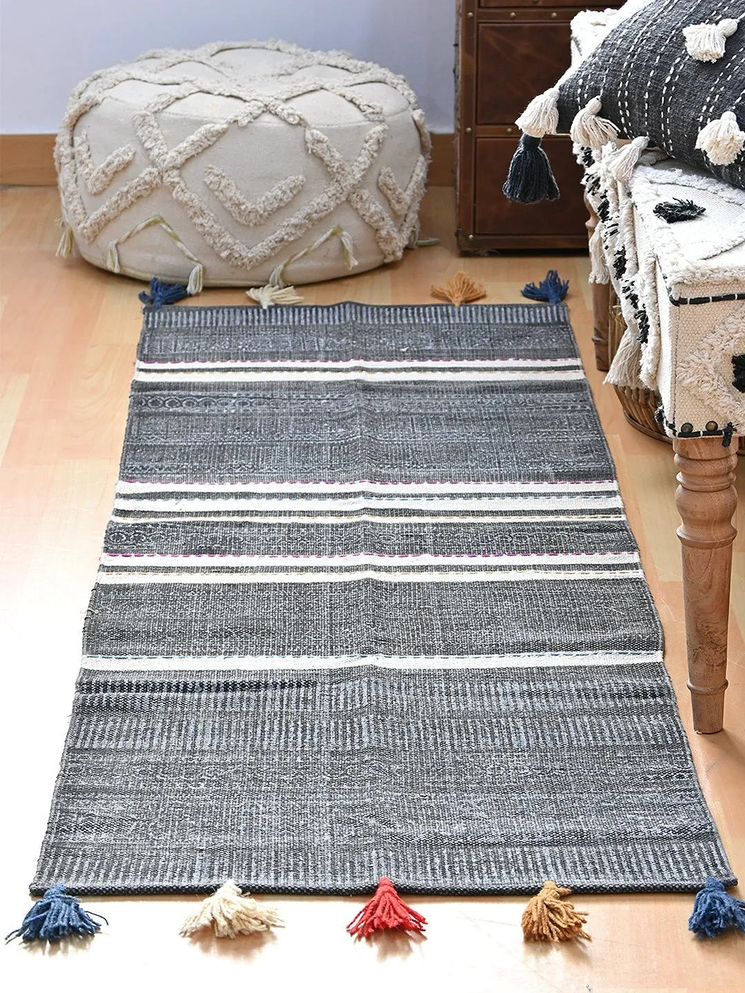 CAMILO-BLOCK PRINTED FLOOR RUNNER