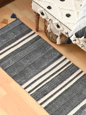 CAMILO-BLOCK PRINTED FLOOR RUNNER