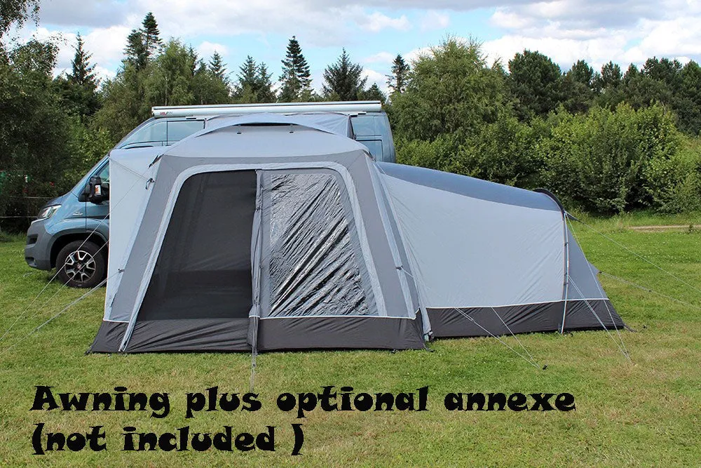 Cayman air beam drive away awning medium height (rail height 220-255cm) from Outdoor Revolution