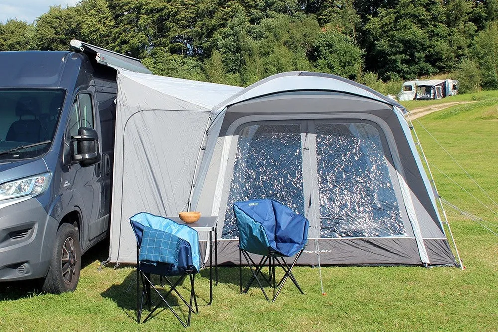 Cayman F/G poled driveway awning by Outdoor revolution mid height 220-255cm