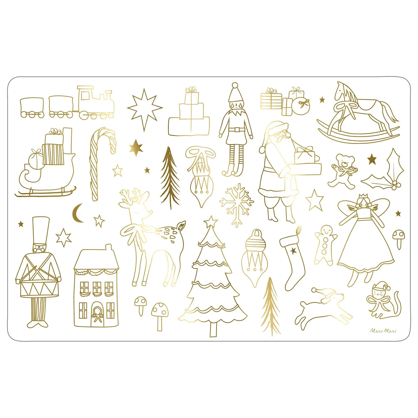 Christmas Coloring Placemats