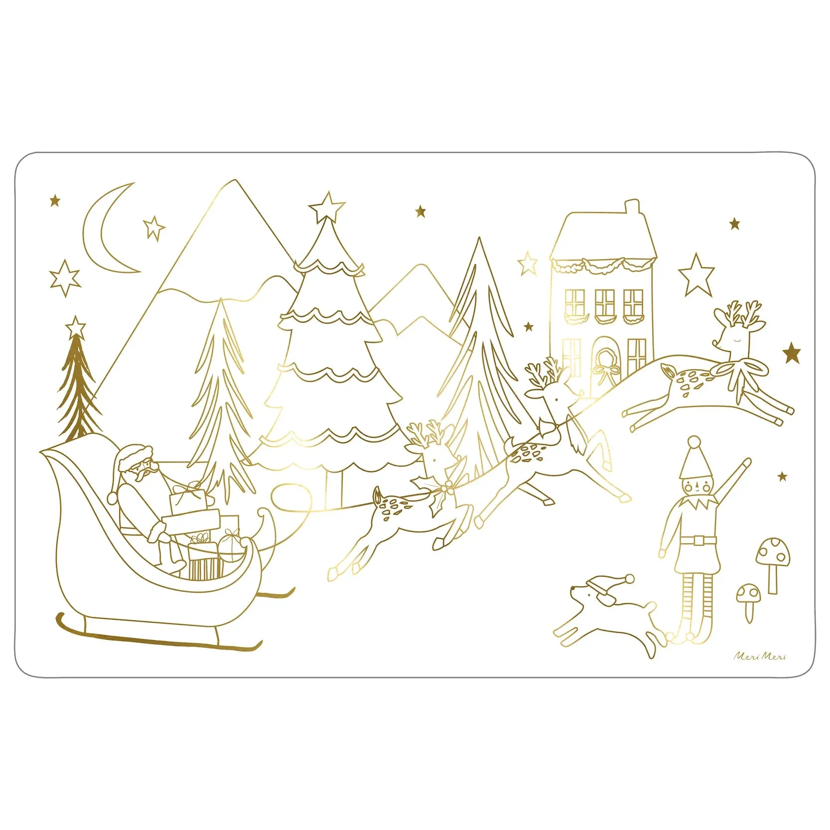 Christmas Coloring Placemats