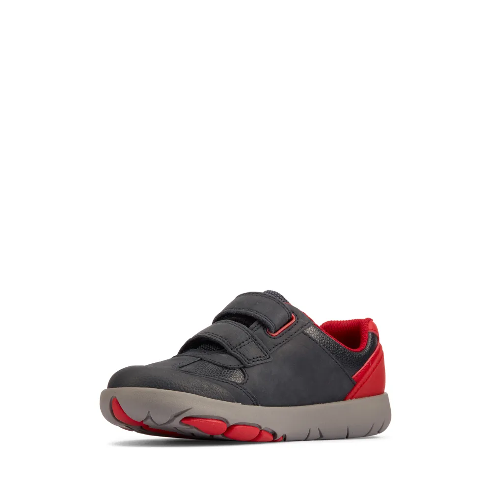 Clarks 26161930 Rex Play K Navy/Red