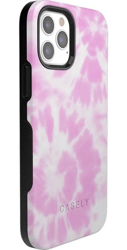 Down for Whatever | Light Pink Tie Dye Case