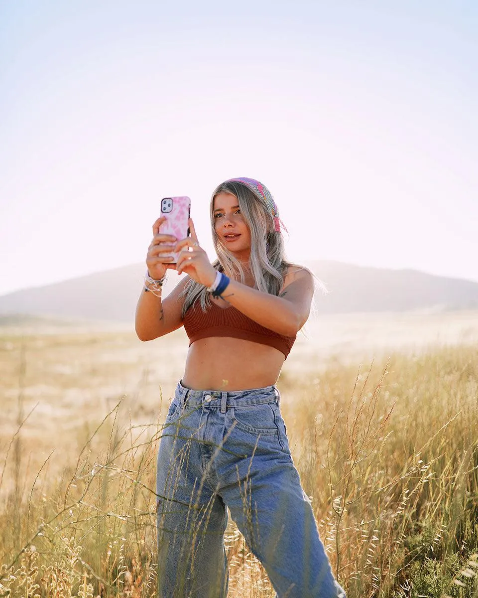 Down for Whatever | Light Pink Tie Dye Case