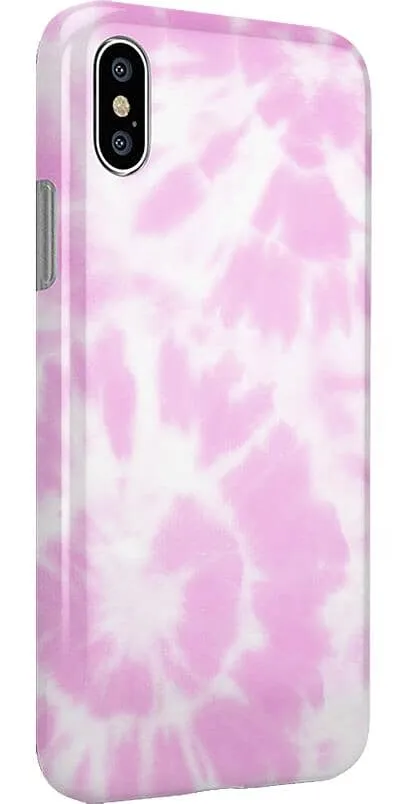 Down for Whatever | Light Pink Tie Dye Case