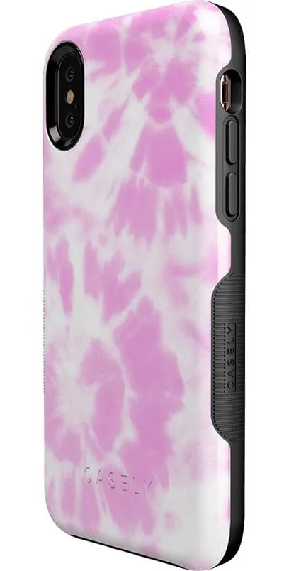 Down for Whatever | Light Pink Tie Dye Case