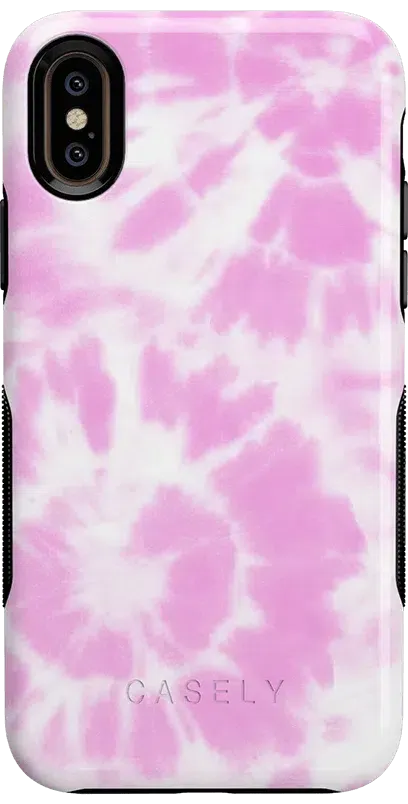 Down for Whatever | Light Pink Tie Dye Case