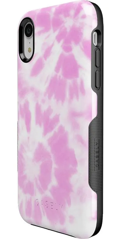 Down for Whatever | Light Pink Tie Dye Case