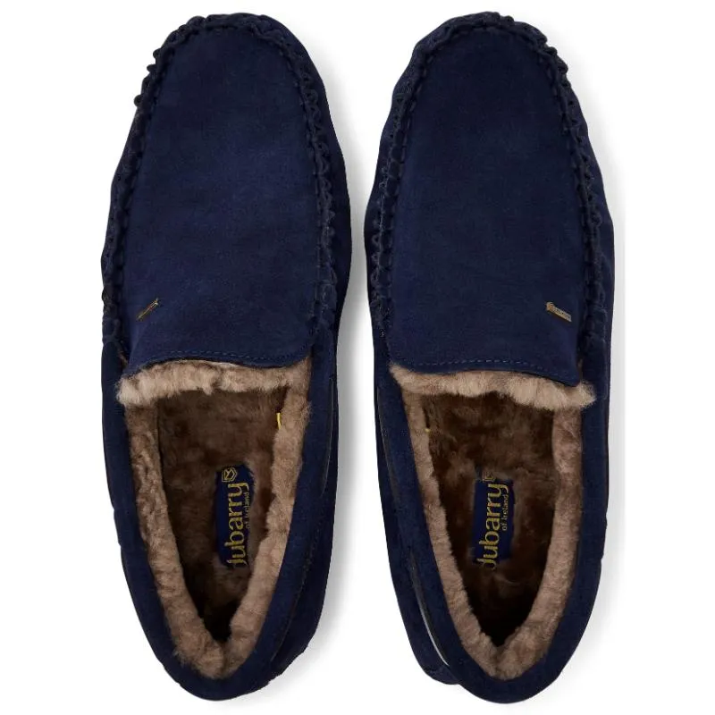 Dubarry Ventry Mens Moccasin Slippers - French Navy