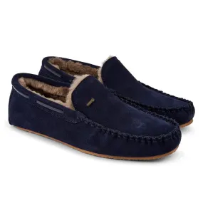 Dubarry Ventry Mens Moccasin Slippers - French Navy