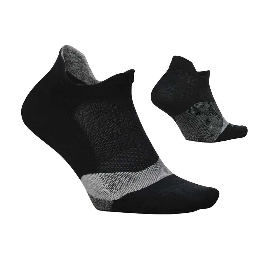 Elite Light Cushion No Show Tab Sock - Black S24