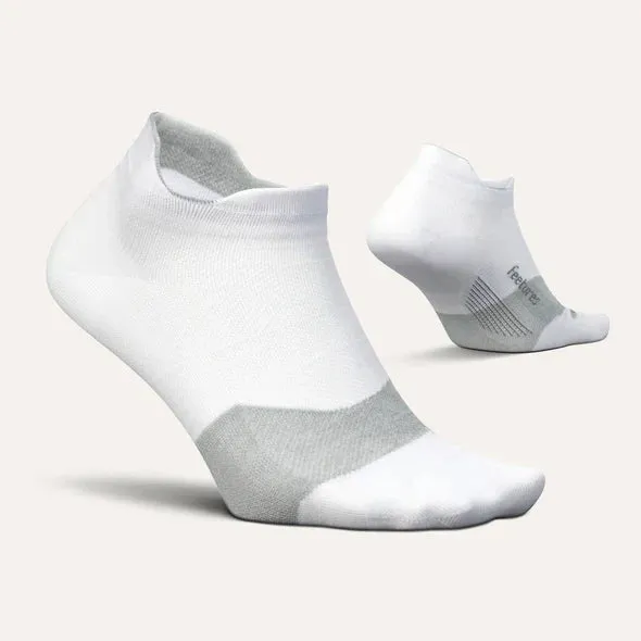 Feetures Elite Ultra Light Cushion No Show Tab (White)