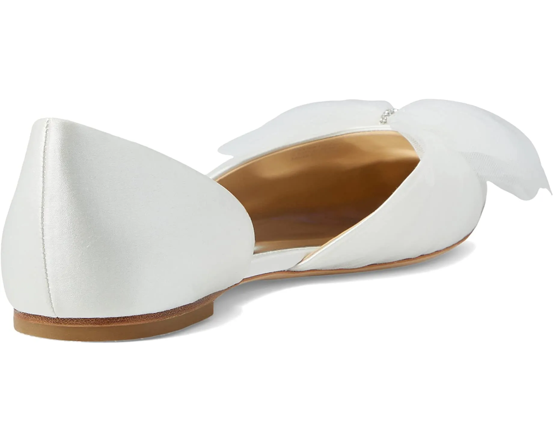 Fergie Badgley Mischka flats, white