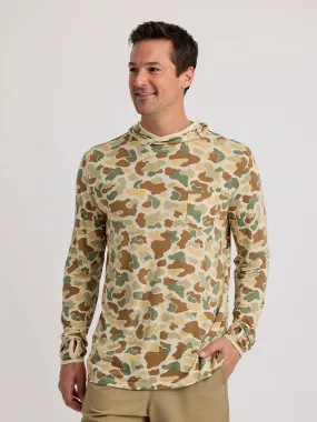 Free Fly Men's Bamboo Lightweight Hoodie in Limited: Vintage Camo