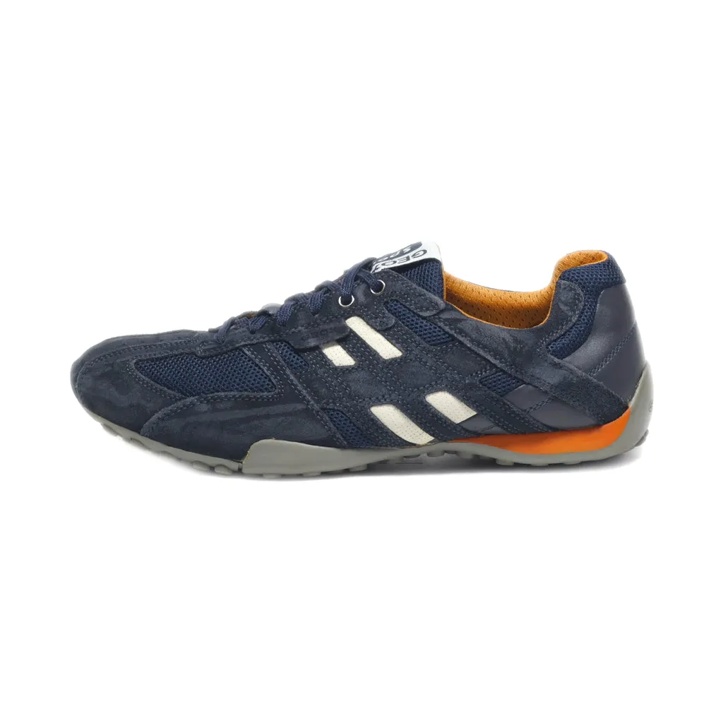 Geox Casual Lace Ups Suede Blue Colour For Men