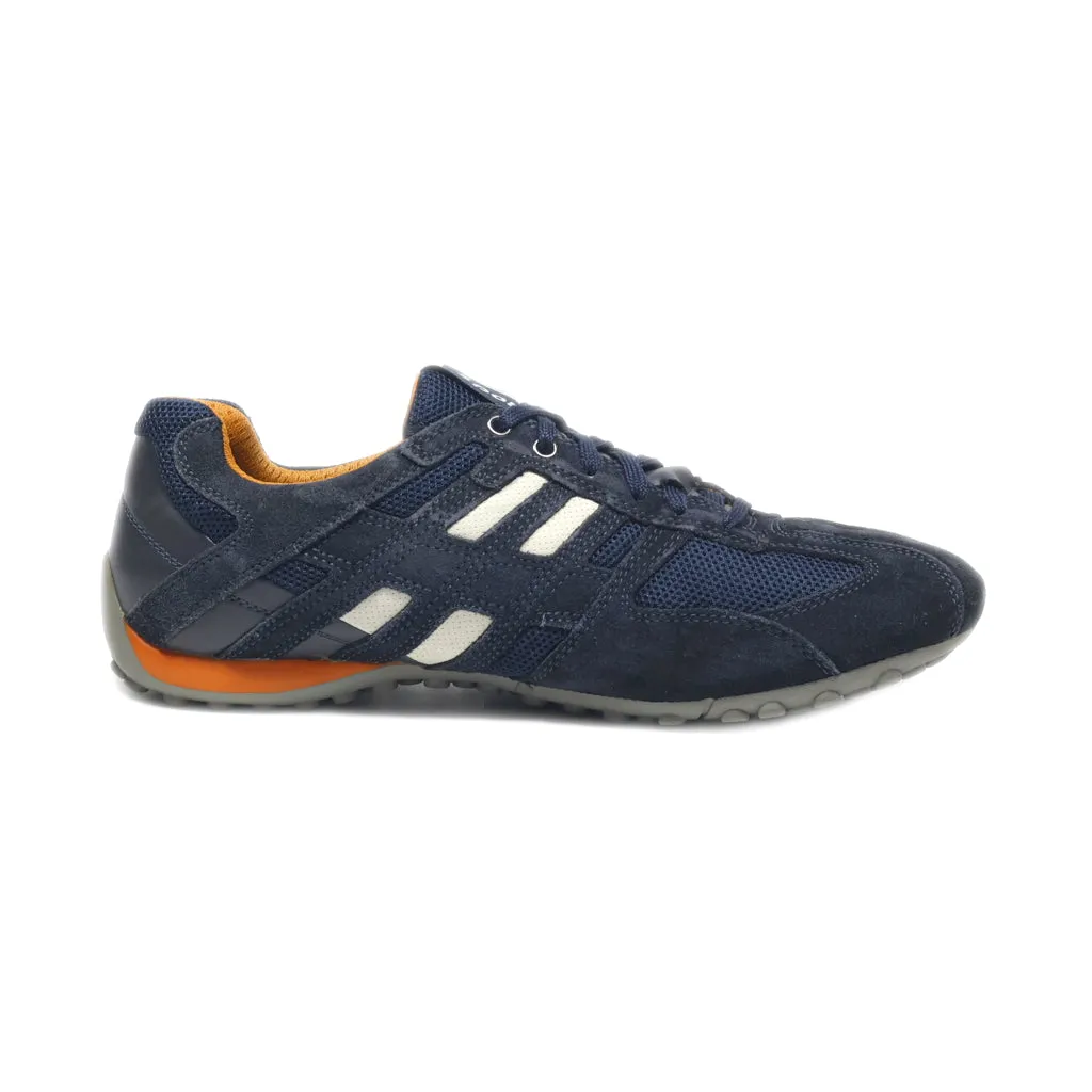 Geox Casual Lace Ups Suede Blue Colour For Men