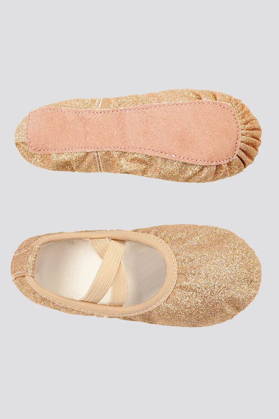 Girl's Glitter Ballet Shoes