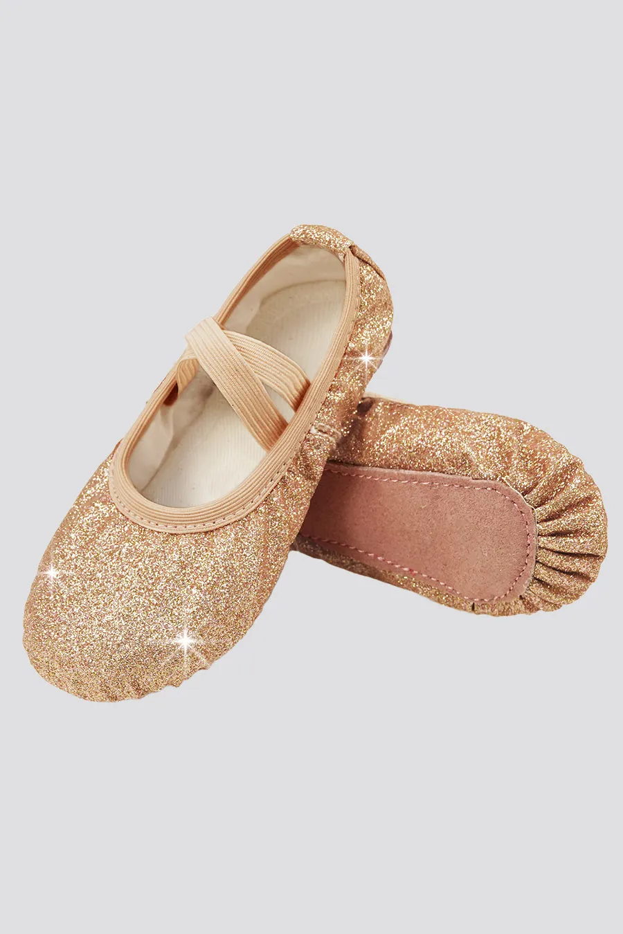 Girl's Glitter Ballet Shoes