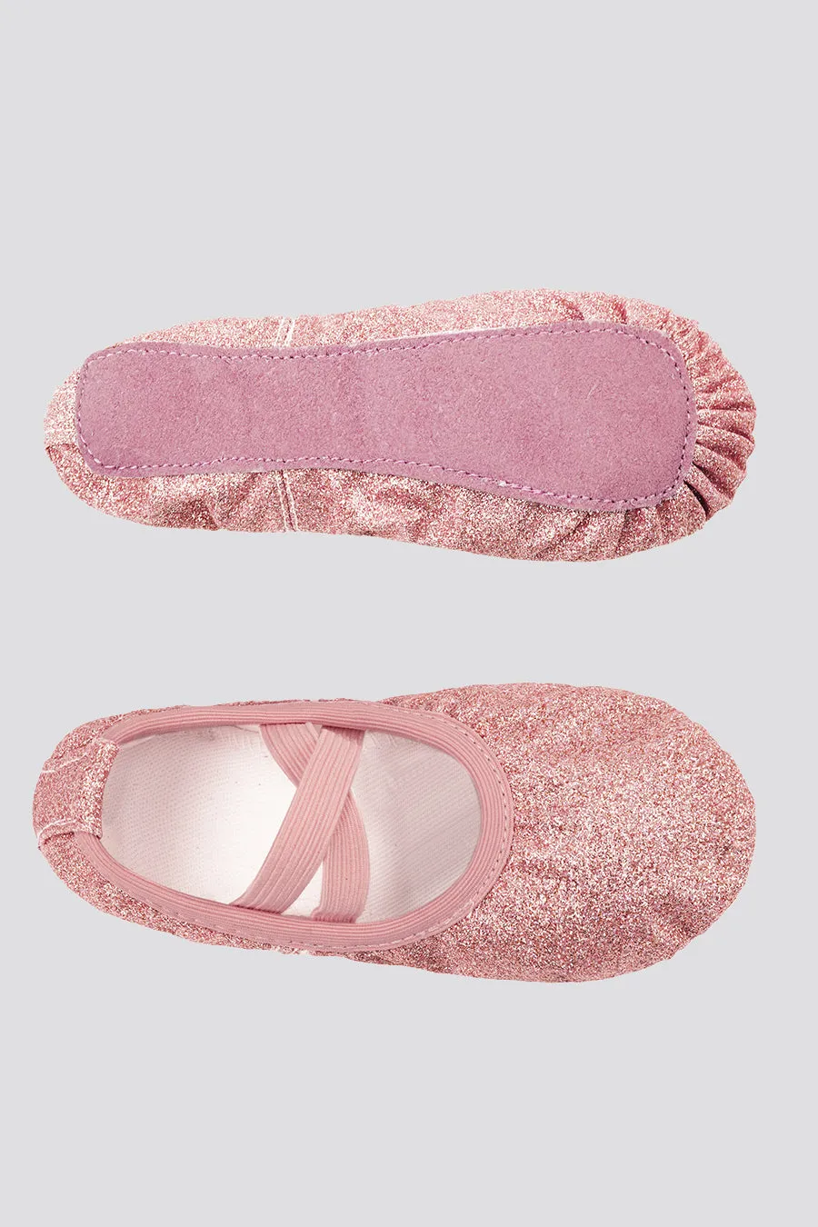 Girl's Glitter Ballet Shoes