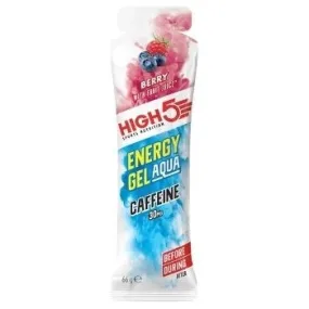 High 5 Energy Gel Aqua | Caffeine | Berry