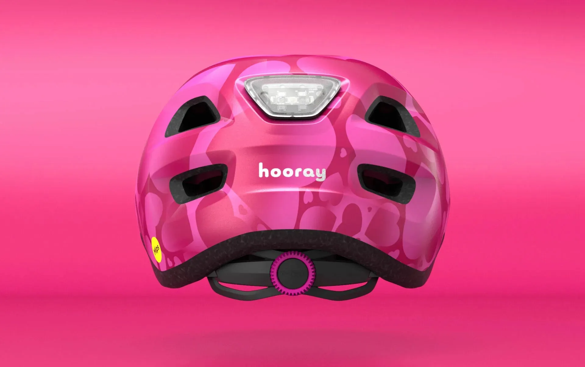 Hooray MIPS Kids Bike Helmet by MET with Blinky Light