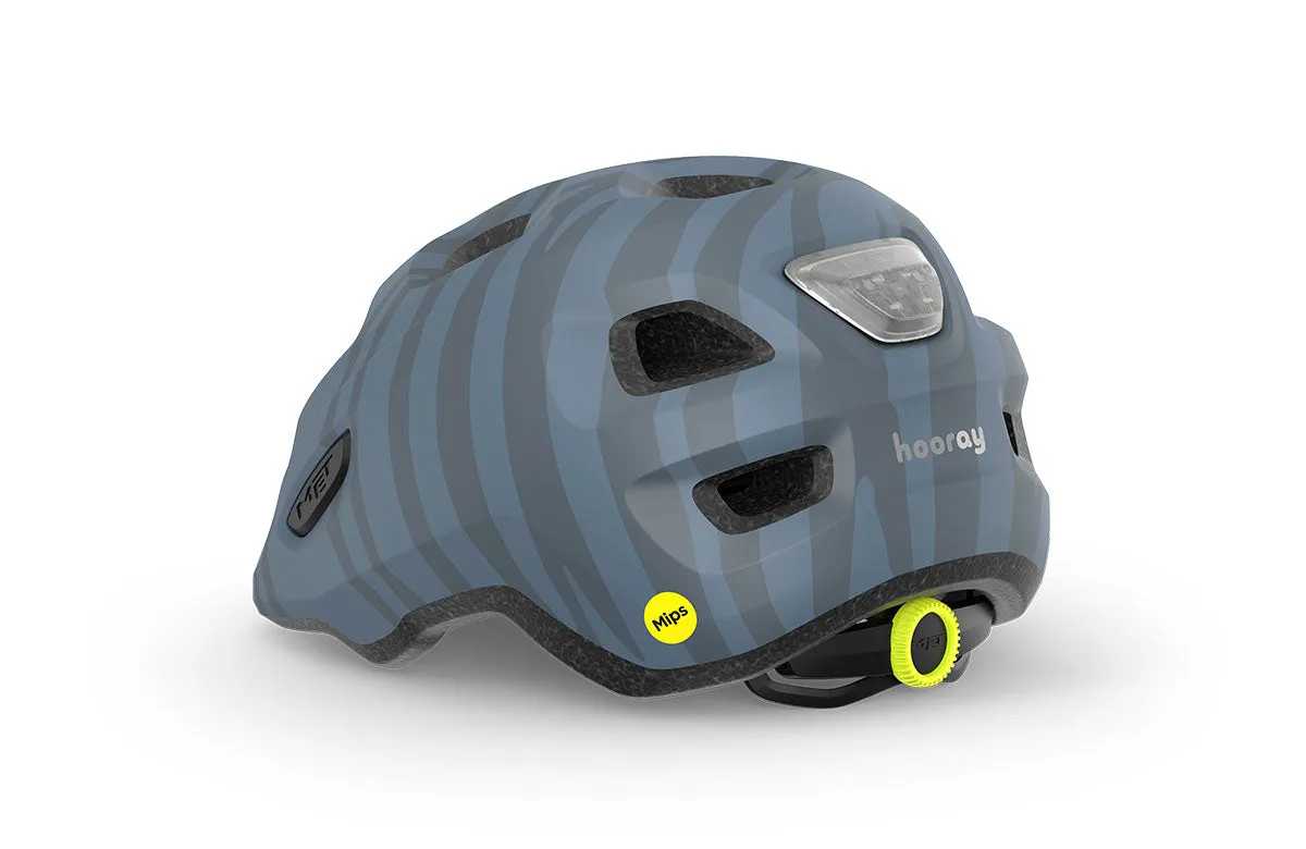 Hooray MIPS Kids Bike Helmet by MET with Blinky Light