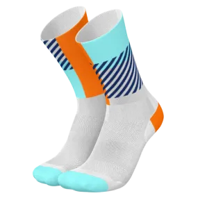 Incylence - Ultralight Districts Long Sock - Orange Mint