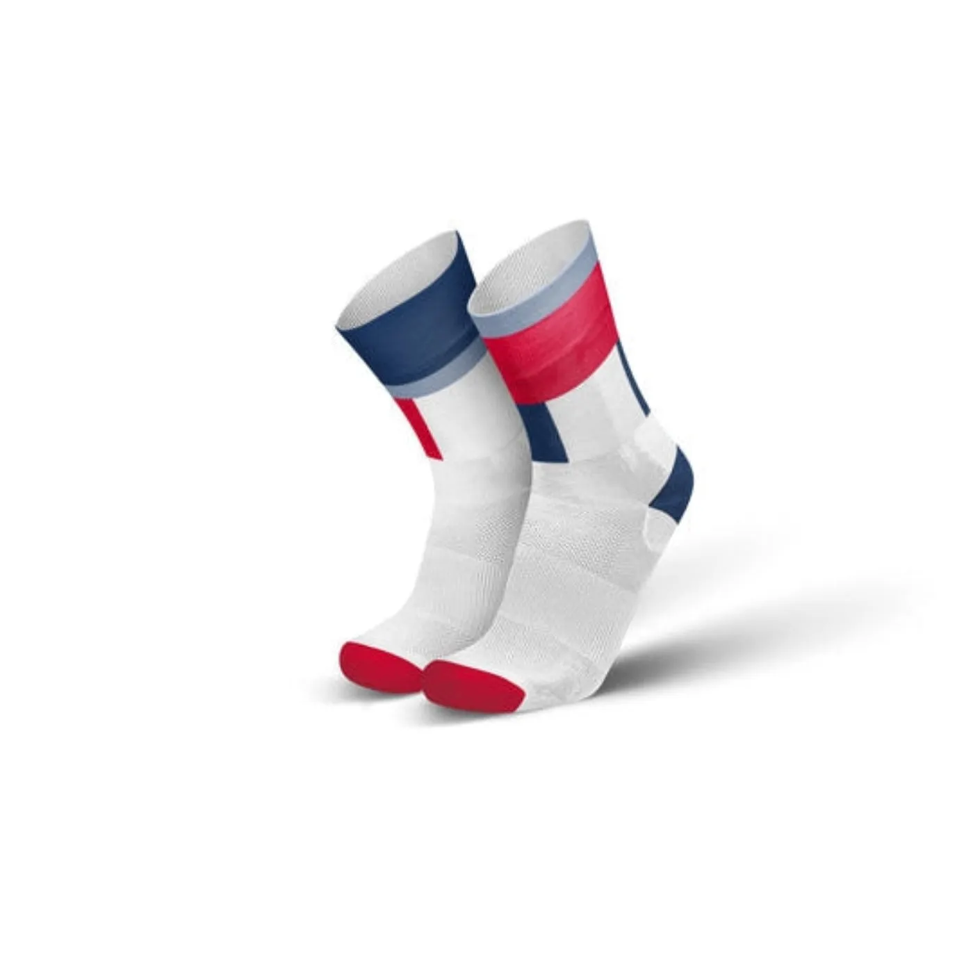 INCYLENCE Ultralights Zones Socks - Navy Red