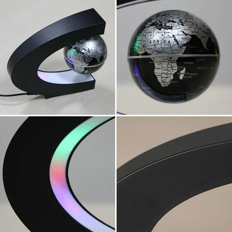 Magnetic Floating Globe LED Night Light