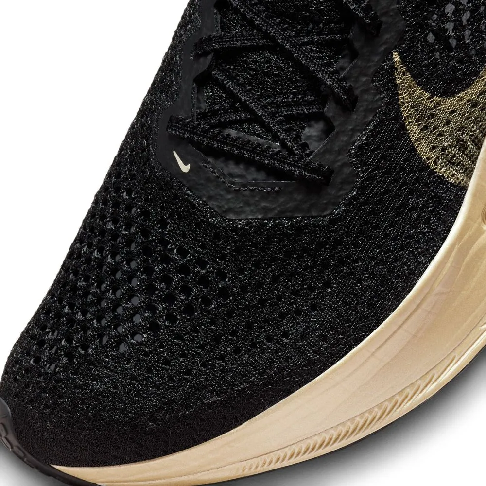 Mens Vaporfly 3 - Black/Oatmeal/Metallic Gold Grain